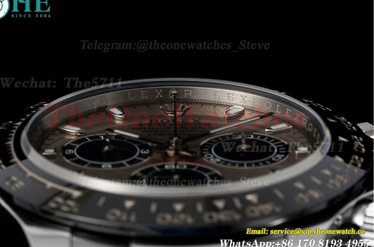 Clone Dial 40mm SS VSF 116519 Grey SS DD4130 Daytona Super 0402